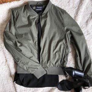ASOS Brave Soul Classic Army Green Bomber Jacket